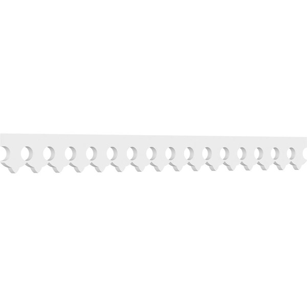 Ekena Millwork Columbia Architectural Grade PVC Running Trim, 4"H x 5/8"P x 48"L RUNP04X0625X48CLM - main